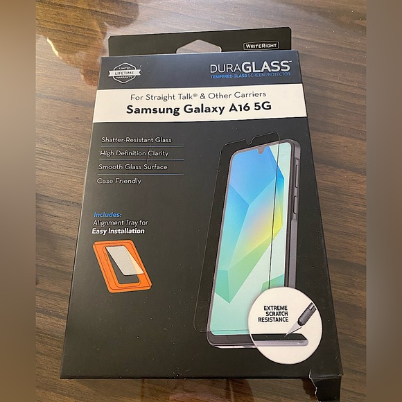 DuraGlass Tempered Glass Screen Protector - Picture 1 of 2
